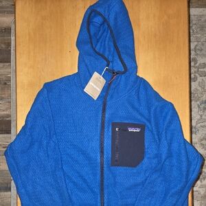 Patagonia Men's R-1 Air Full-Zip Hoodie Endless Blue XL